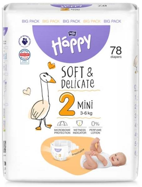 Bella Baby Happy Windeln Gr. 2, 3 - 6 kg, 78 Stk.